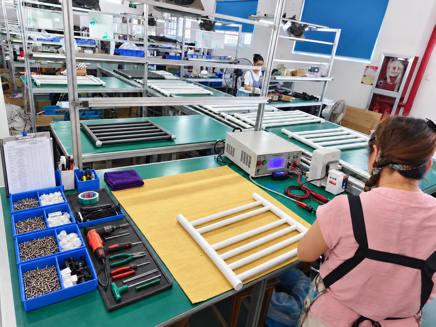 Product quality inspection area