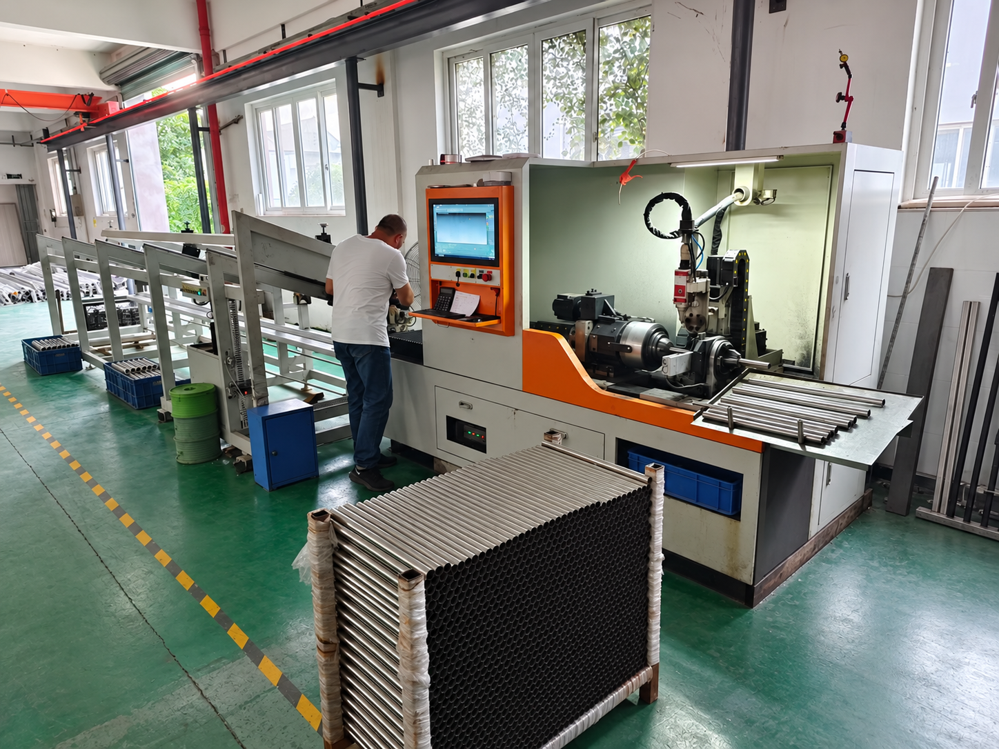 Automated tube cutting equipment